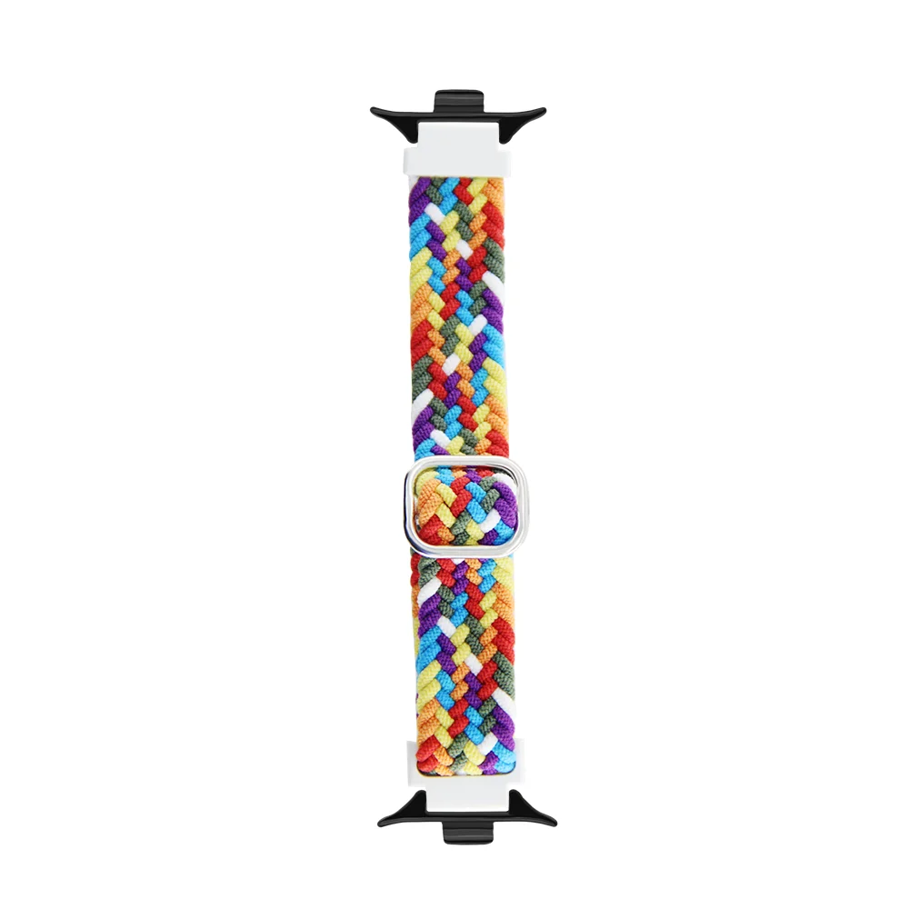 

Return Braided Slide Buckle Strap For Xiaomi Mi Band 8Pro/9Pro Redmi Band 4 Quick Release Lightweight Nylon Adjustable Watchband
