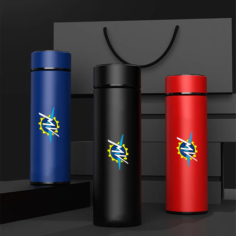 

500ml Intelligent Car Thermos Cup Tea Coffee Vacuum Flask Temperature Display Smart Water Bottle For MV Agusta F3 675 800 Brutal