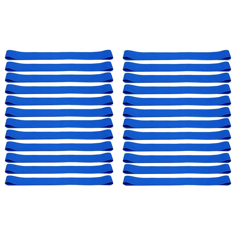 CHCH 24Pcs Beach Towel Clips Bands Lightweight Windproof Elastic Towel Bands Stretch Chair Bands Towel Holder For Vacation