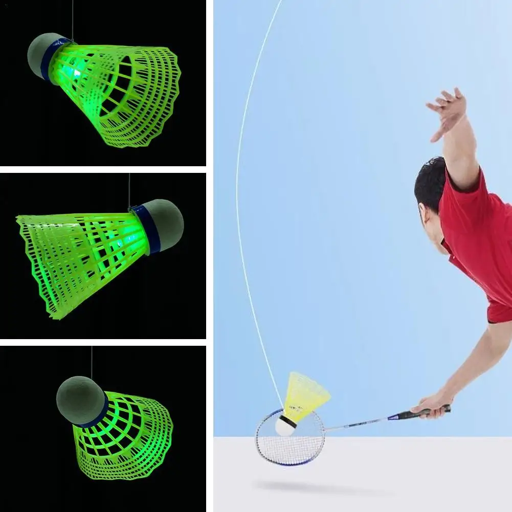 Portable Badminton Trainers Badminton Practice String Machine Robot Racket Training Sport Self-study Badminton Exerciator