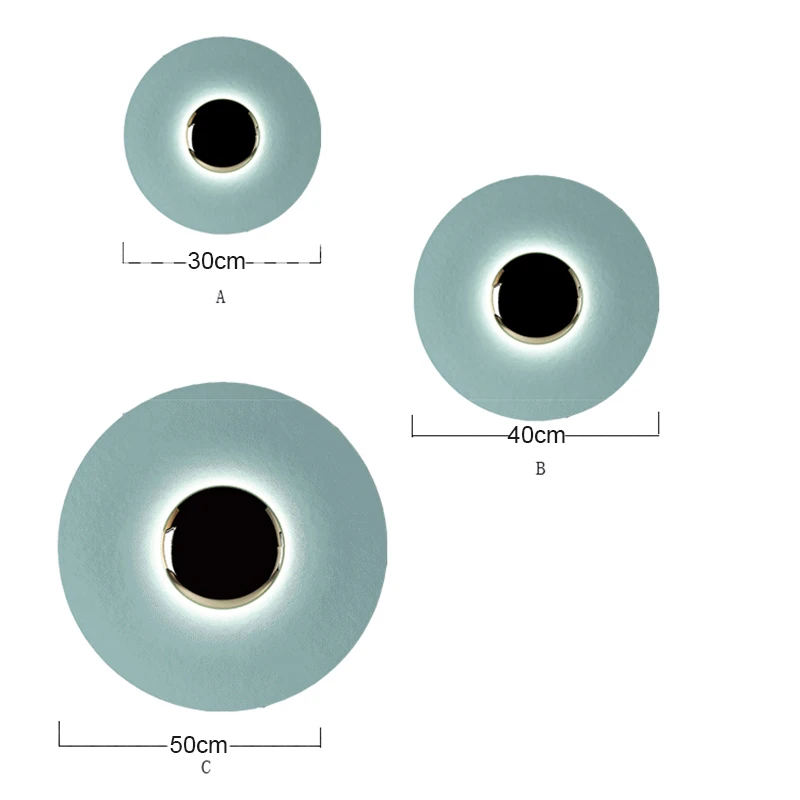 Round LED Wall Lamp Modern Nordic Wall Lights sconces Indoor Lighting Room Decor Living Room Bedroom Bedside Light Fixture