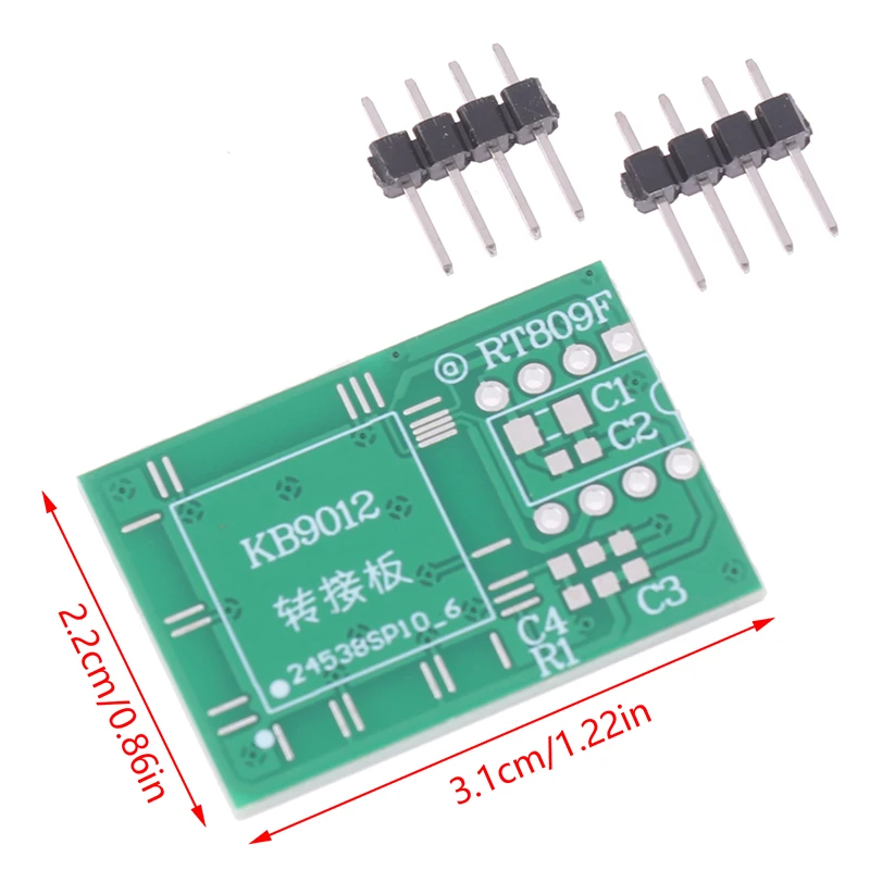 Простая печатная плата KB9012 для RT809F RT809H аксессуары для программистов адаптер для чтения и письма в автономном режиме