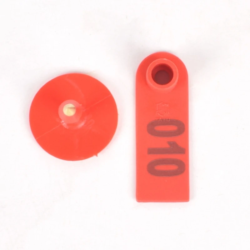 100 PCS Sheep Ear Tags Poultry Farm Animal Identification Signs with Number One_Piece Cattle Sheep Ear Tags Farm Tool