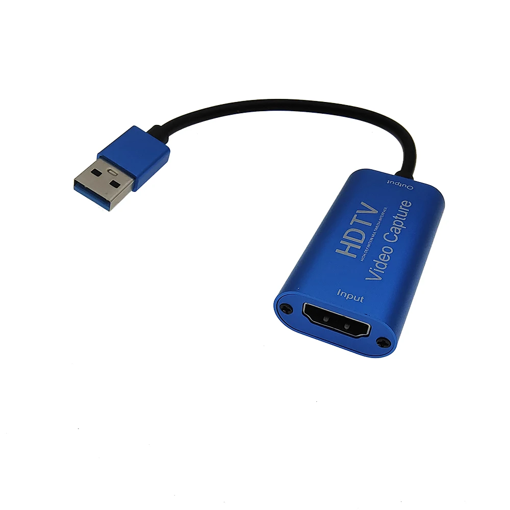 Imagem -02 - Cartão de Captura de Vídeo Usb Compatível com Hdmi Grabber para pc Game Gravação da Câmera Streaming ao Vivo hd 1080p Usb 3.0