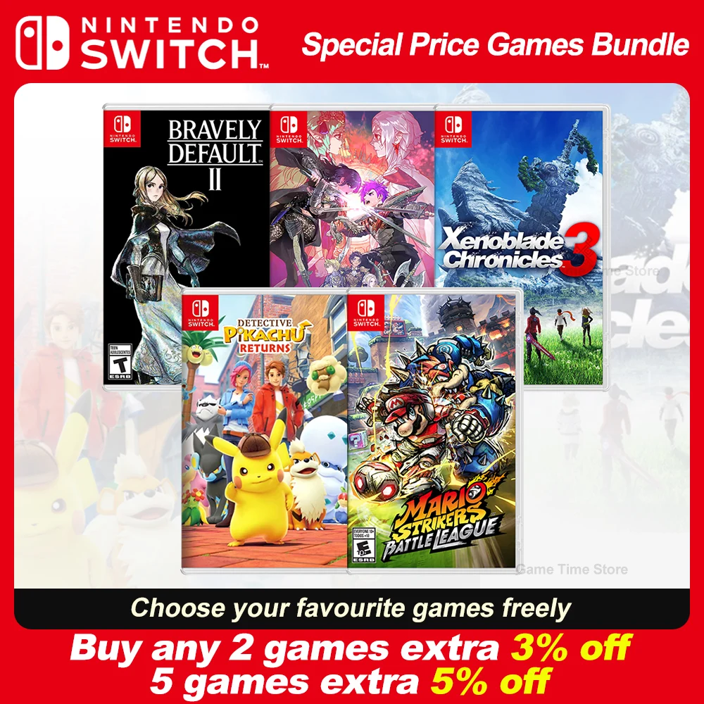 Juegos de Nintendo Switch Juegos de bajo costo Ofertas Descuentos especiales Tarjeta de juego físico Switch OLED Lite Precio solo por $ 19,99-$29
