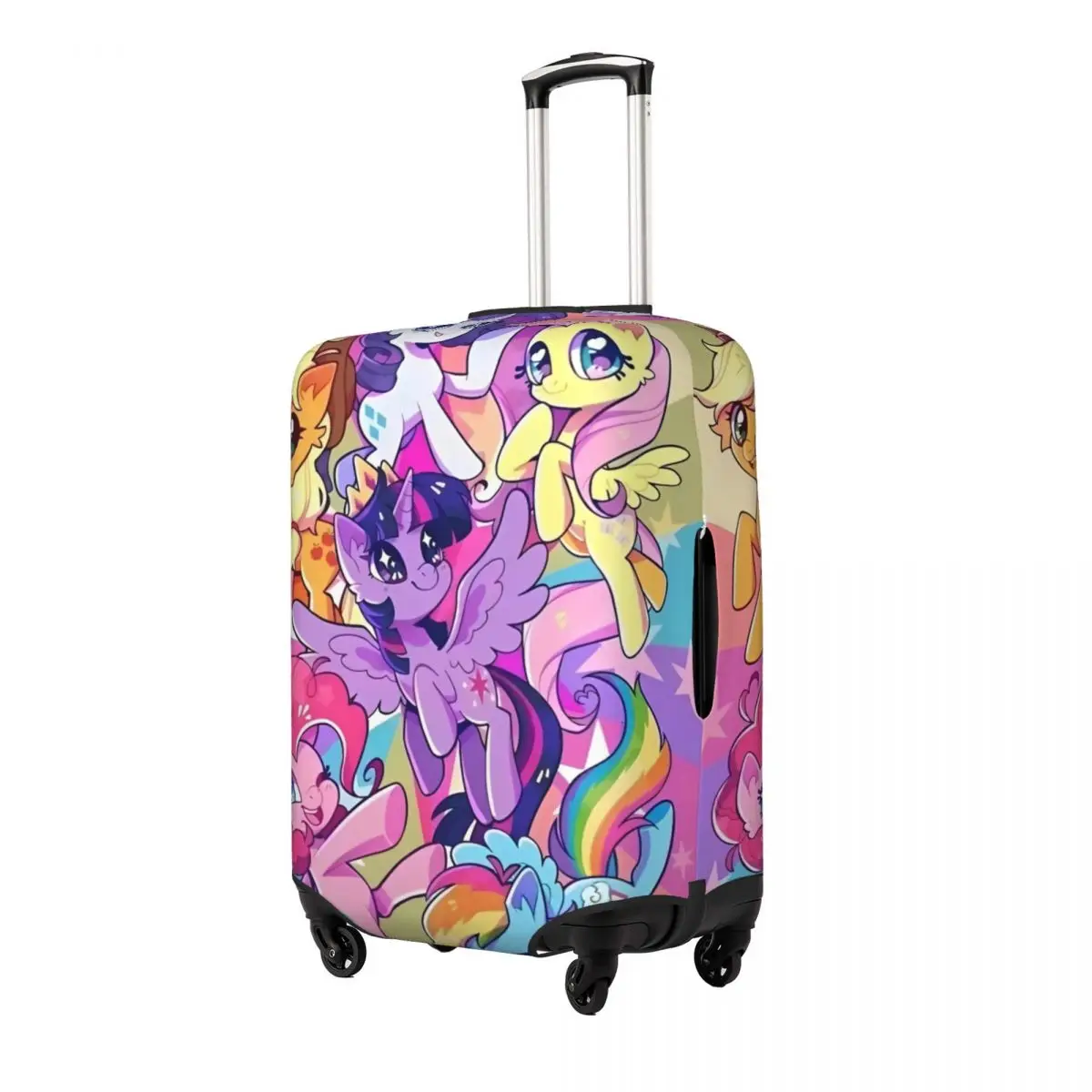 MINISO My Little P-pony Suitcase Cover Holiday Cruise Trip Fun Luggage Supplies Protection