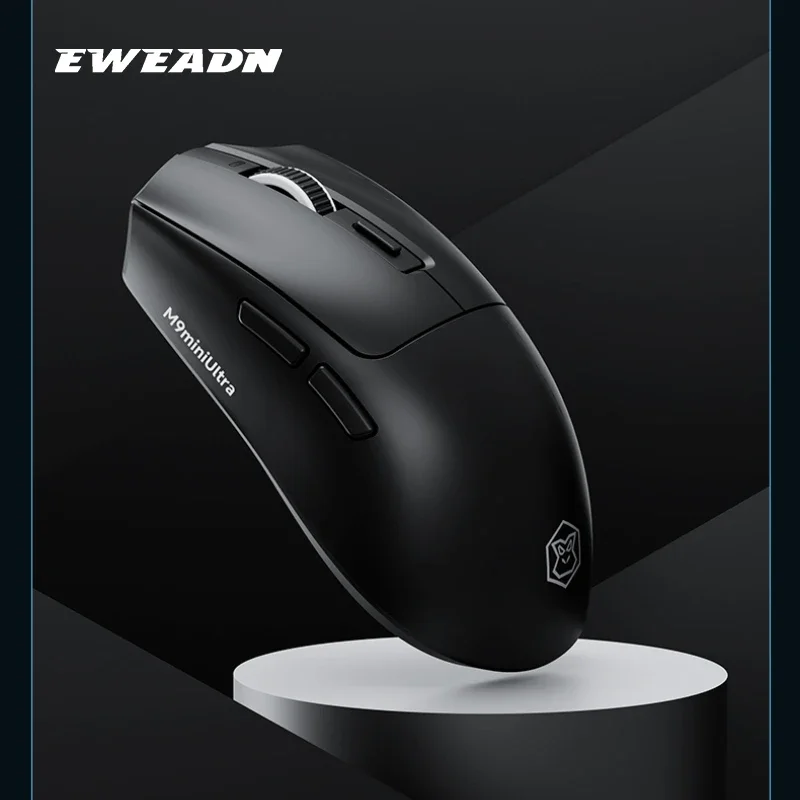 EWEADN M9 Mini Ultra Wireless Mouse Tri Mode Dual 8K PAW3395 Polling Rate 0.03ms Low Latency BT 2.4g Gaming Mouse PC Gamer Gifts