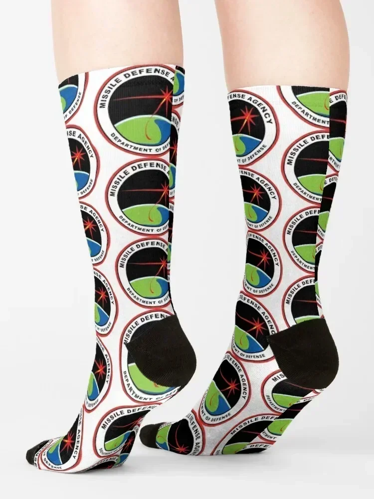 جوارب بشعار مبكر لوكالة الدفاع الصواريخ، هدايا مضحكة للرجال لطيفة ورائعة، جوارب للرجال والنساء