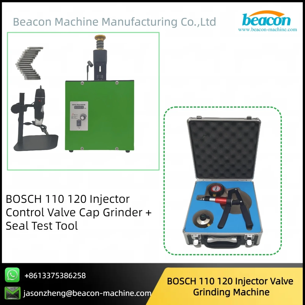 Diesel Common Rail Injector Control Valve Assembly Grinding Repair Tool Kits For BOSCH Injection 110 / 120 Series