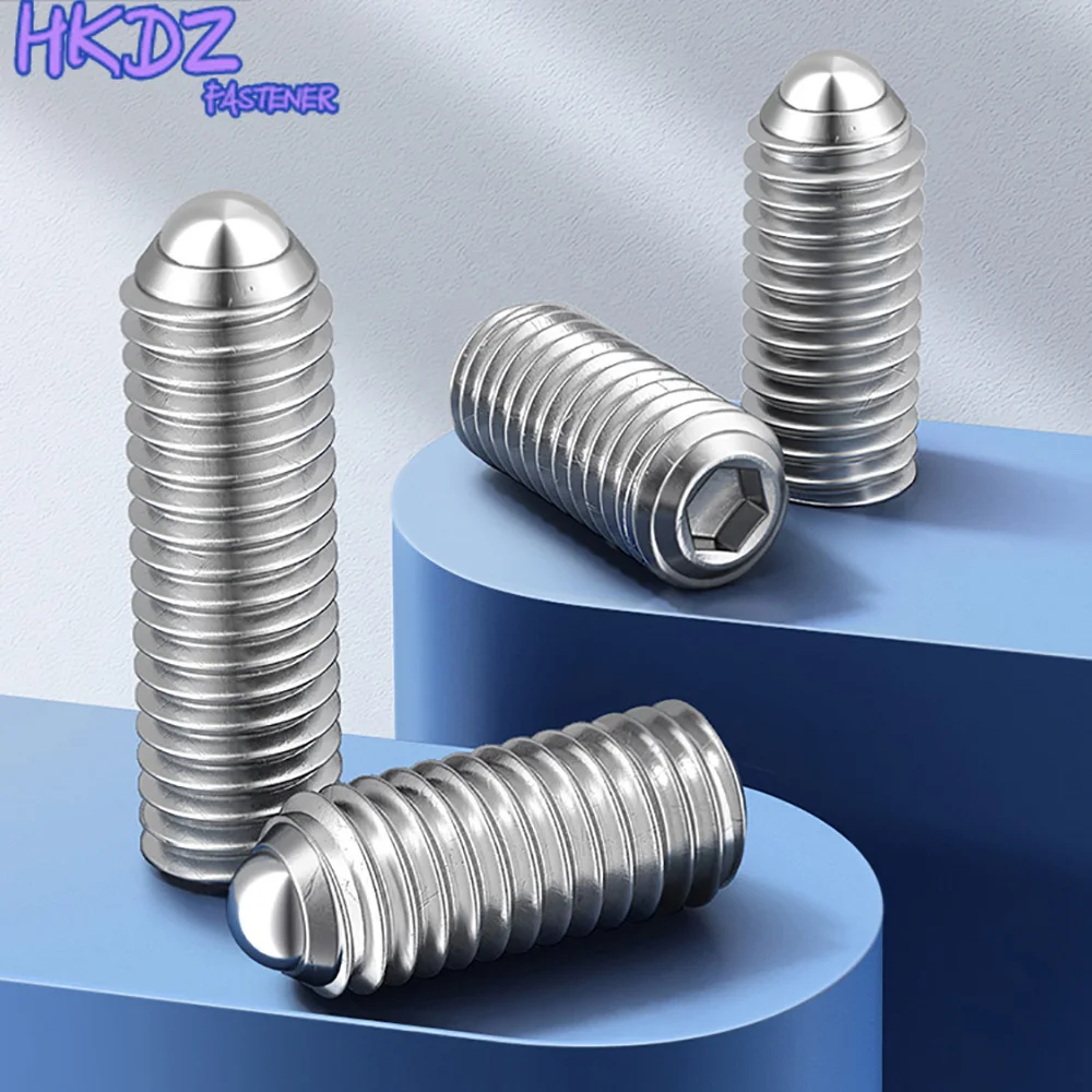 

M3 M4 M5 M6 M8 M10 M12 M16 304 Stainless Steel Wave Beads Positioning Beads Marbles Ball Screws Tight Spring Ball Plunger