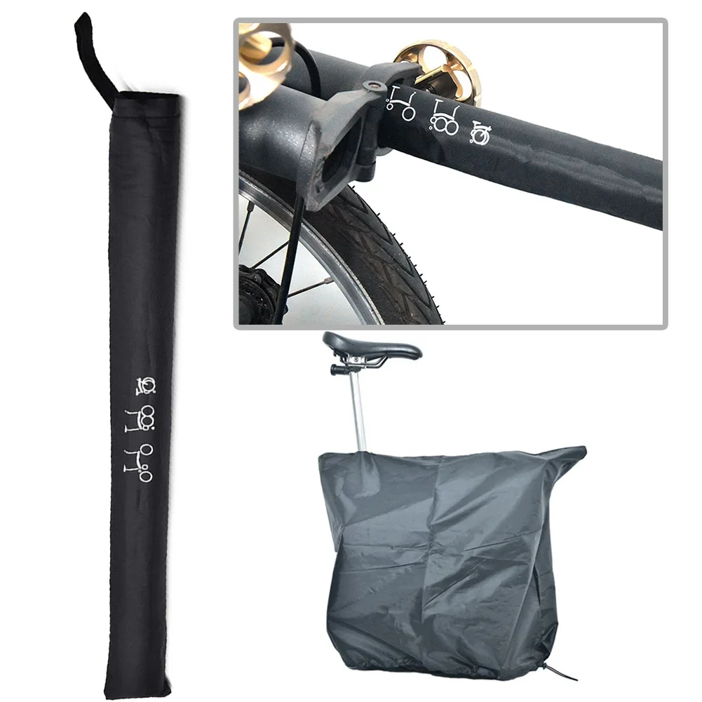 

For Ultra Thin Bike Frame Hidden Dust Cover For Brompton Folding Bicycle With Bag Storage Bags Organizer Cycling Accessories
