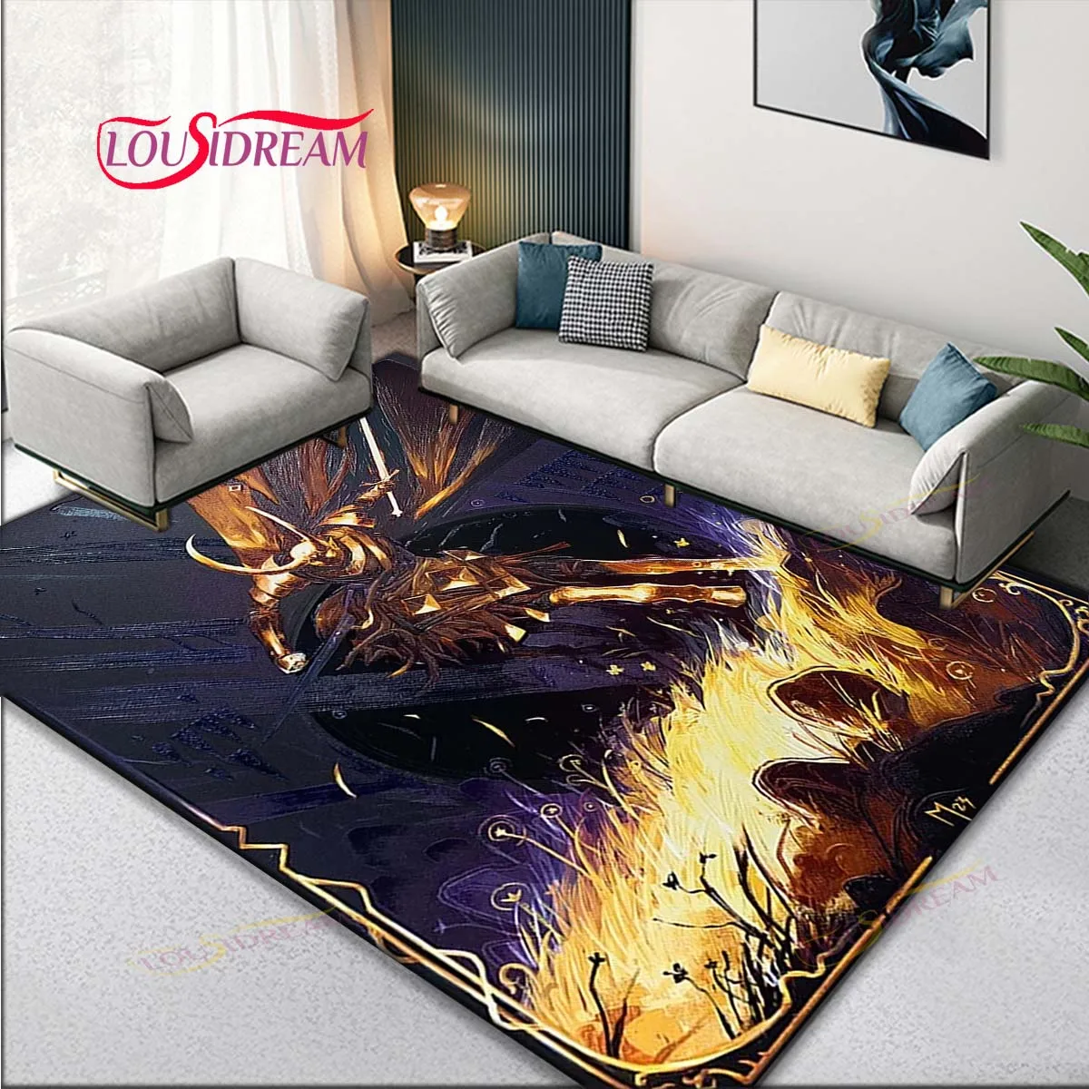 

The Centaur Knight Art Decor Tapete Floor Areas Rugs Large Carpets for Home Bedroom Living Room Decoration Aesthetic Unique Gift