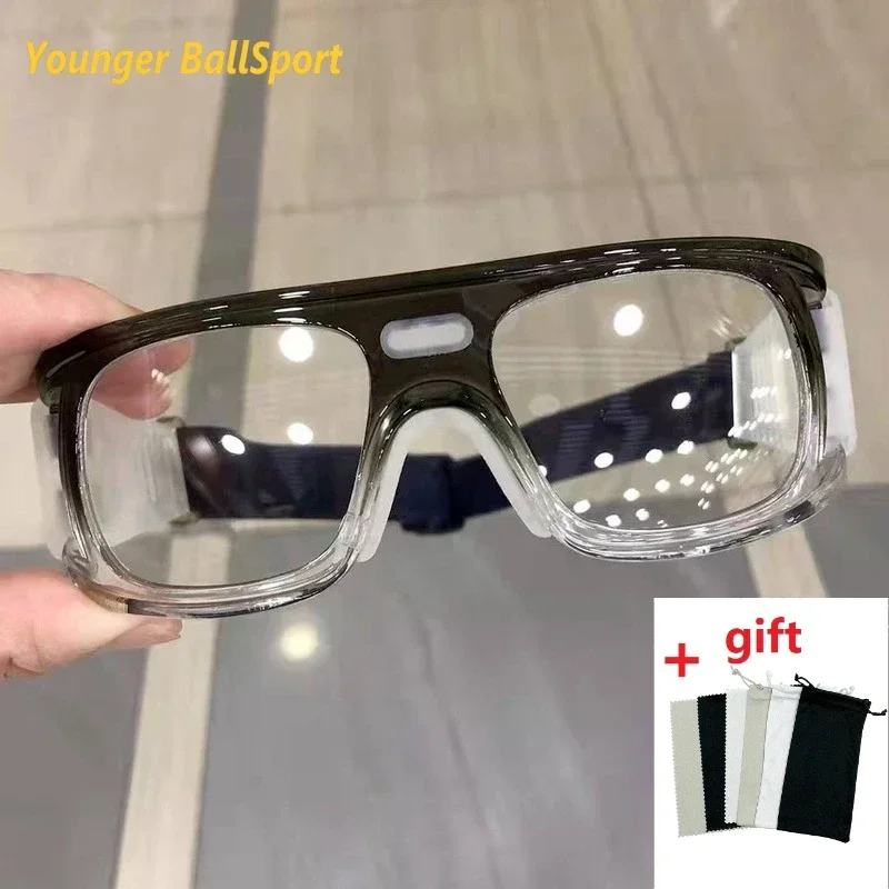 2024 Myopia Basketball Glasses Sport Eyewear Football Gradient Anti-Collision Glasses Removable Training Goggles Cycling Glasses