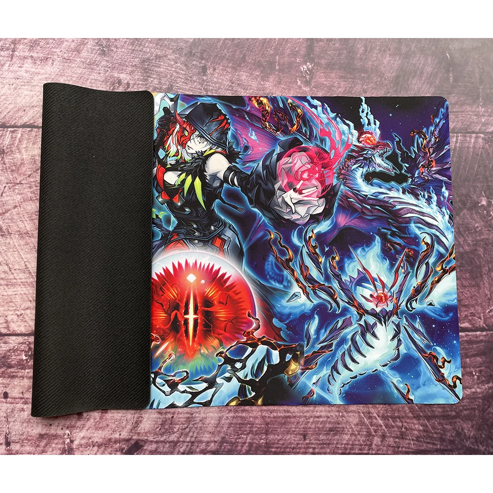 Yu-gi-oh Diabellestarr the Dark Witch Snake-Eyes Flamberge Dragon Playmat Game Card Pad YGO Mat KMC TCG YuGiOh Desk Mat-196