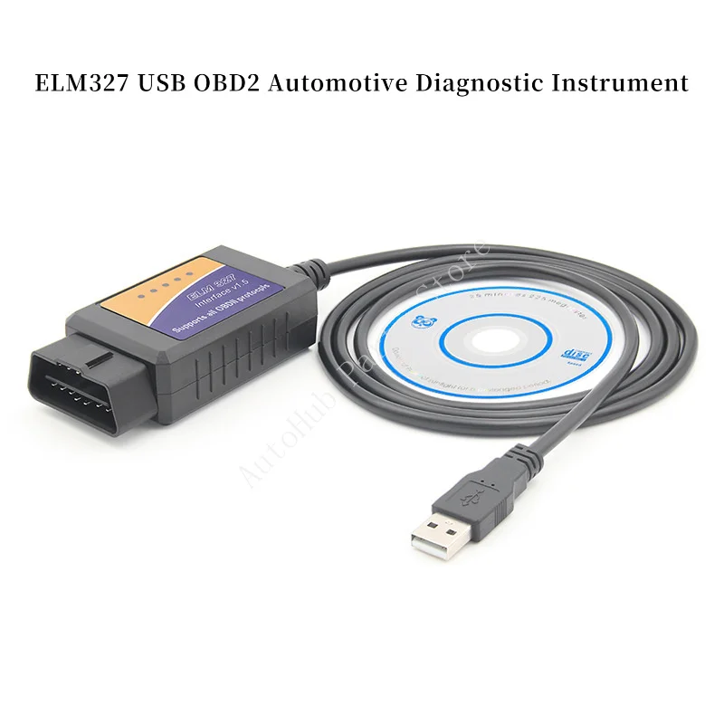 

Сканер ELM327 USB V1.5 OBD2 с переключателем HS MS CAN для Ford Mazda Lincoln
