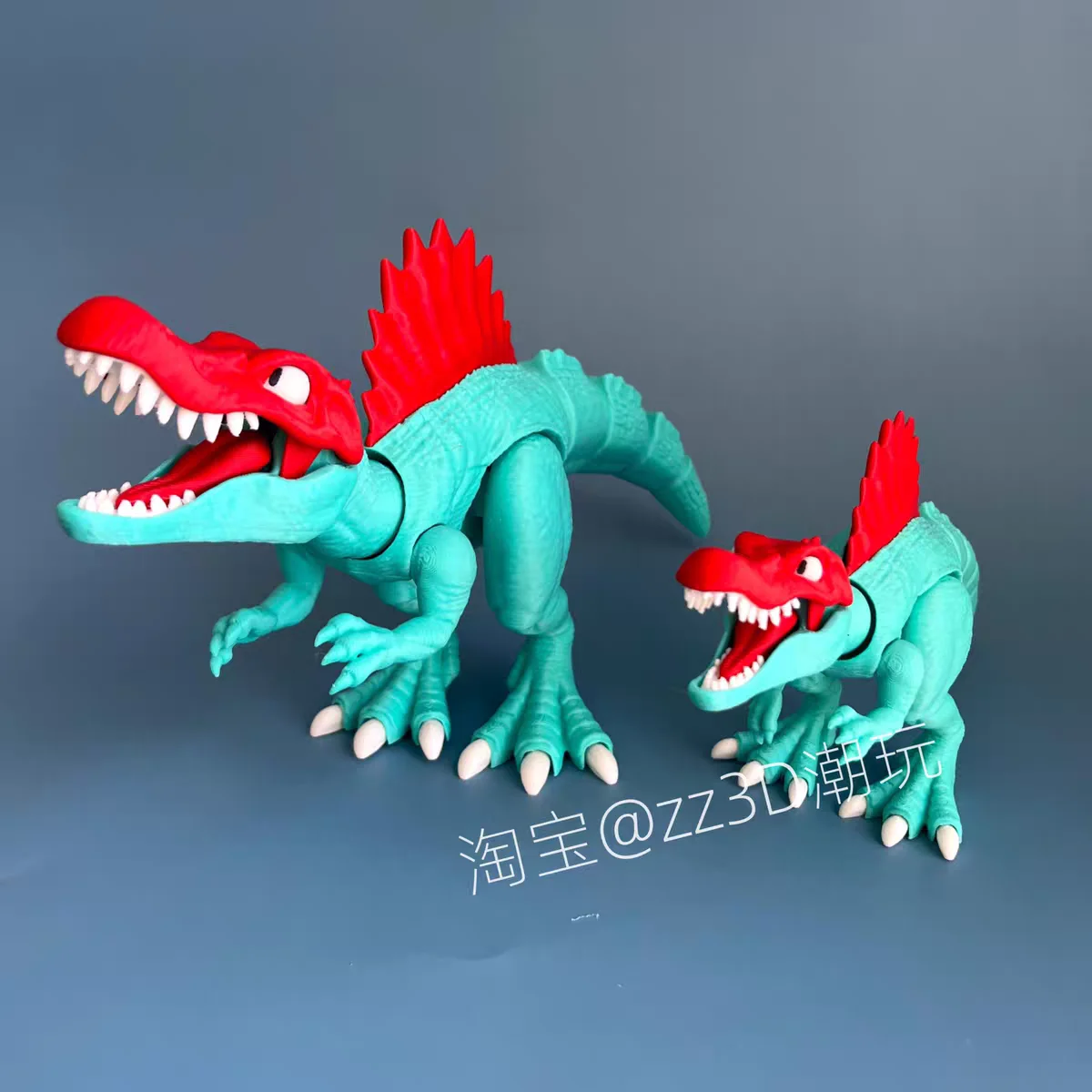 

3D printed joint model Jurassic Park Dinosaur ornament Skeleton Shark Skeleton Spider figure model toy