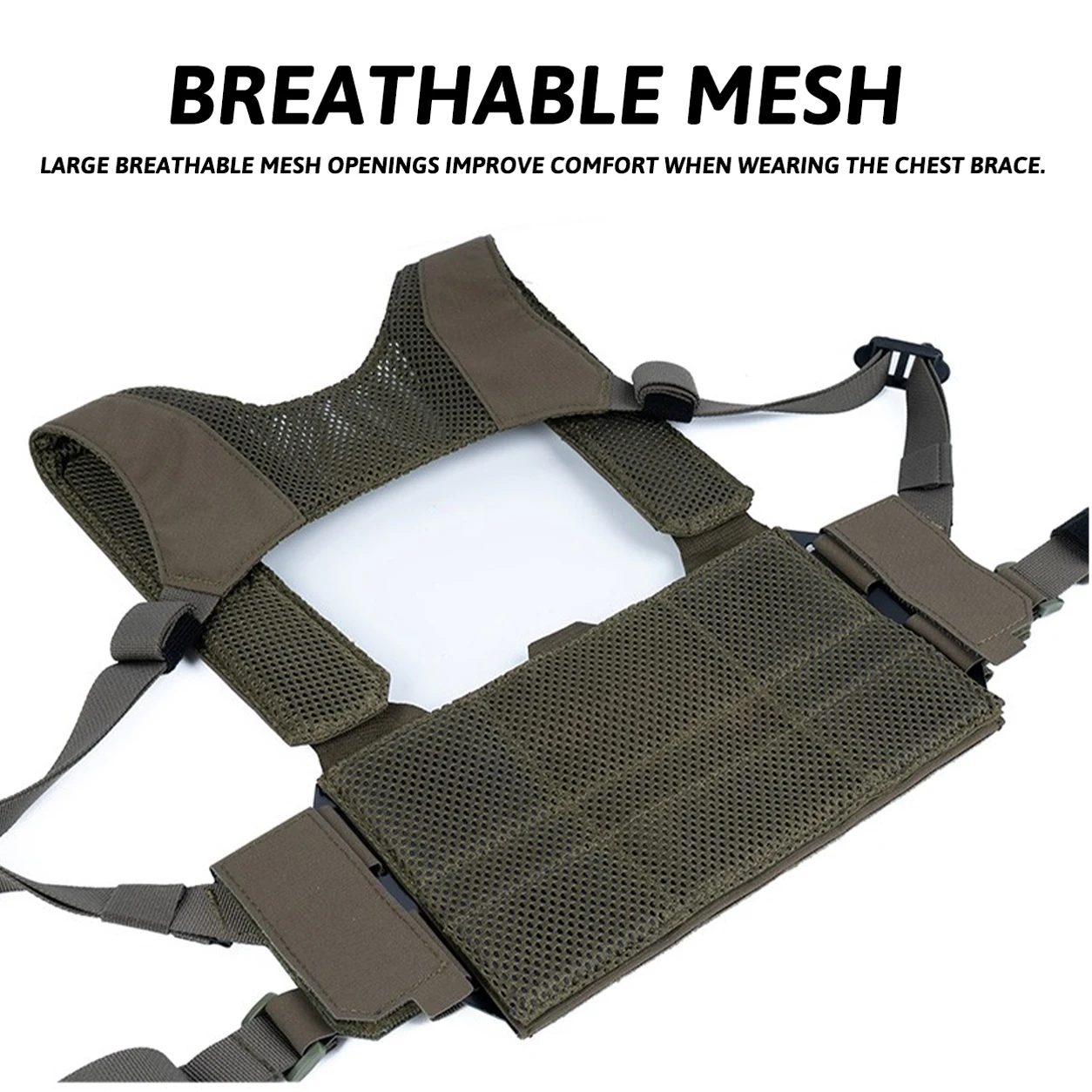 전술용 체스트 리그 레이저 컷 경량 사냥 조끼 에어소프 - Molle Tactical Vest Military Laser Cut 리뷰 및 가격