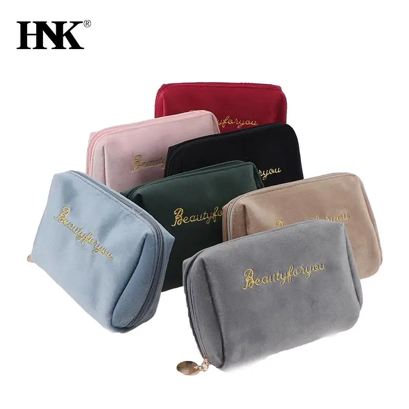 1PCS Soft Girl Lipstick Bag Velvet Make Up Organizer Beautician Beauty Case Women Travel Cosmetic Bag Makeup Bag necessaire