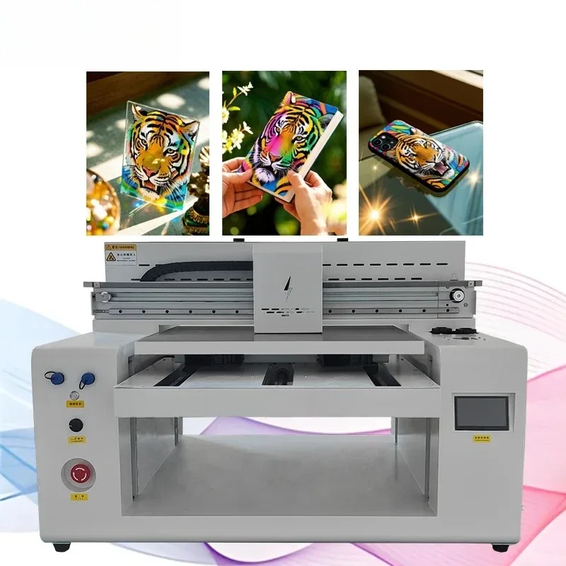 

UV Flatbed Printer 6050 Digital Inkjet UV Printing Machine Glass Ceramic Printing Phone Case Printer