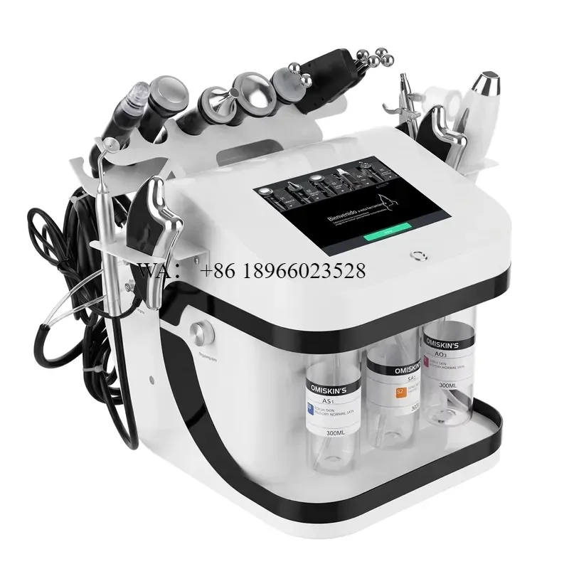 WMWMNU Exfoliador Facial de Oxígeno, Extractor de Puntos Negros por Vacío, Limpiador de Poros, Dispositivo de Belleza Portátil