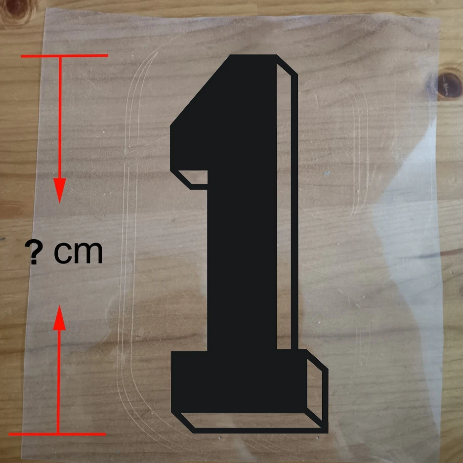Custom 3D Number Football Basketball Transfer Number Iron on Sticker For Kids Adults Set Sport Patches For Clothes DIY Applique