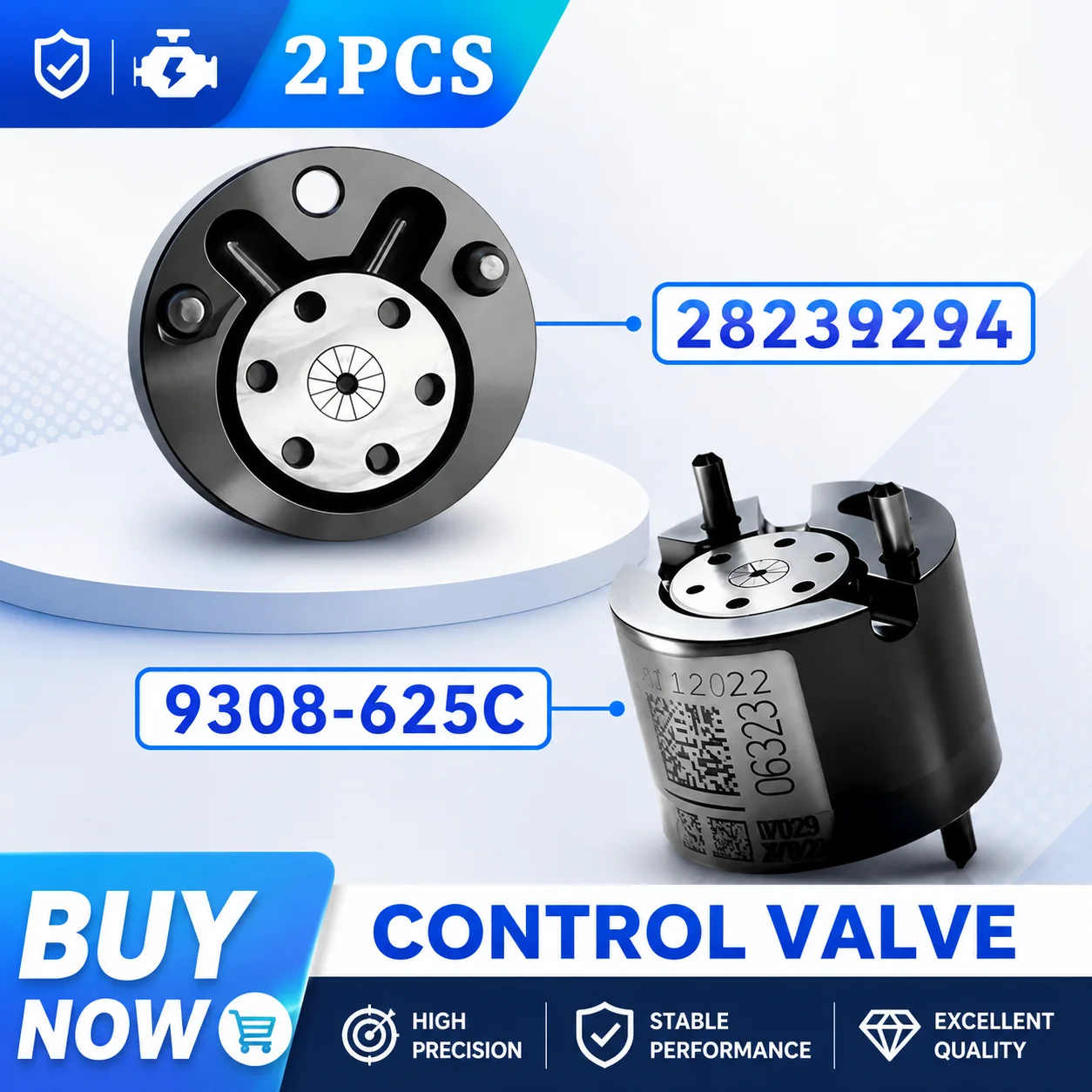 9308-625C (L374PBD L364PBD). Injector Control Valve 28239294 (L136PBD L145PBD) Suitable For Delphi Automotive Engine Part XE2124