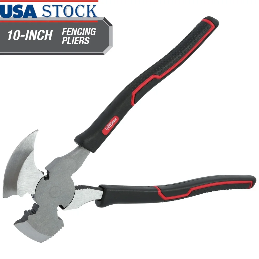 

10-дюймовые плоскогубцы для сноса, мягкие ручки, кованый стальной молоток, долото, стартовый съемник, инструмент для режущей кромки