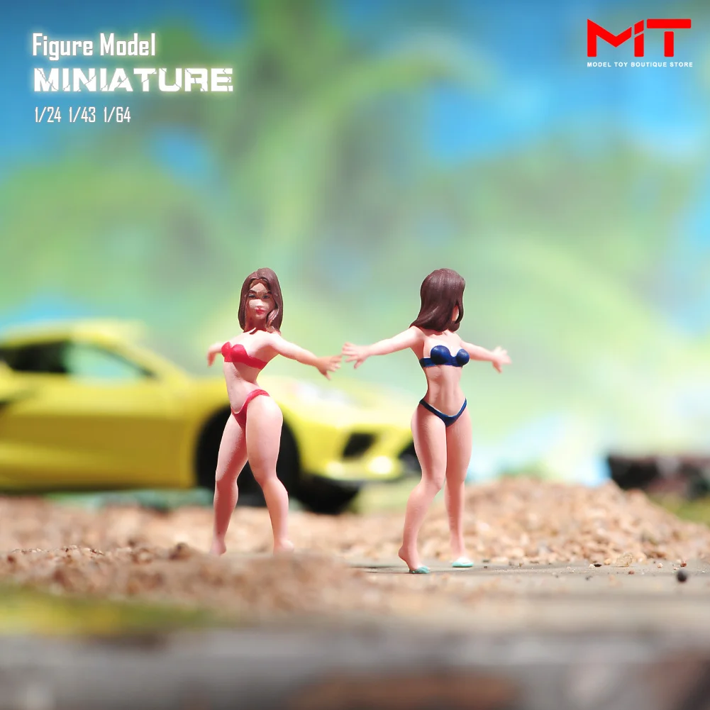 شكل فتاة بكيني للشاطئ الصيفي ، ديوراما بطبعة ثلاثية الأبعاد ، ديكور مشهد إبداعي 1: 87 ، أكسسوارات ، من من من من من من ؟