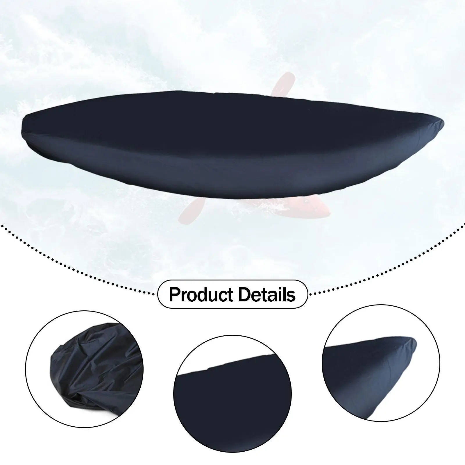

Paddle Board Storage Cover Heavy Duty Oxford Boat Protection Minimalist Design Kayak Weatherproof for Outdoor Use