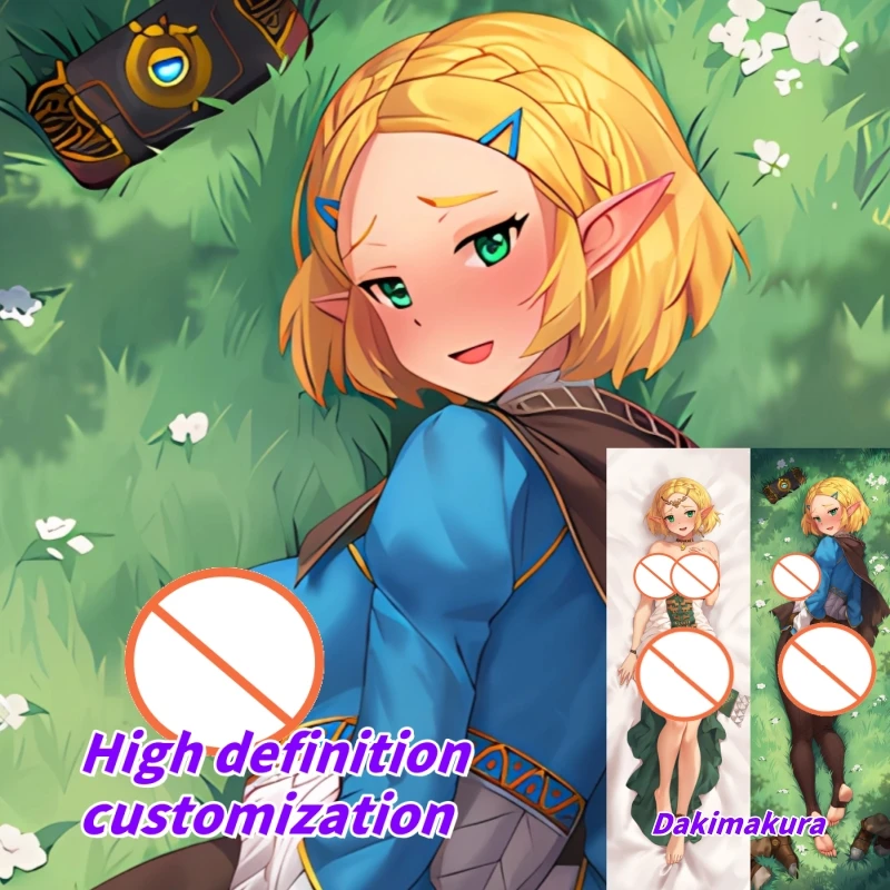 

Dakimakura Anime Zelda Double-sided Print Life-size Body Pillow Cover Bedding Gifts