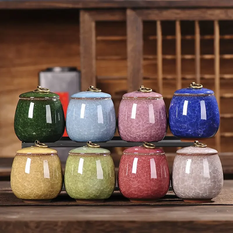 

Portable Tea Coffee Sugar Jar Mini Airtight Kitchen Jar Storage Container with Lid China Storage Bottles & Jars Home Decor Gifts