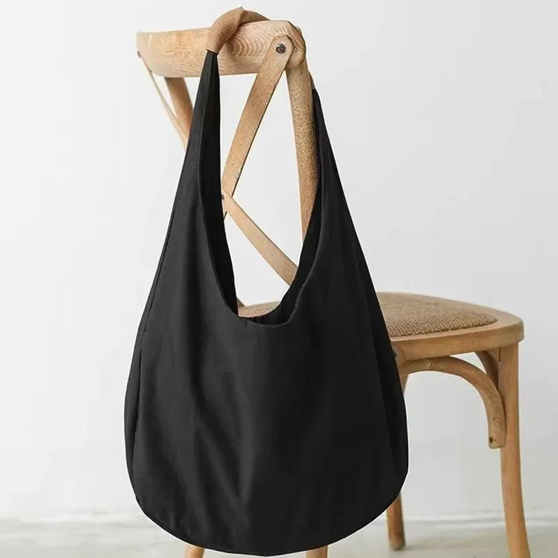 

Japanese Style Niche Design Canvas Bag for Women 2025 New Casual Single Shoulder Crossbody Large Bags