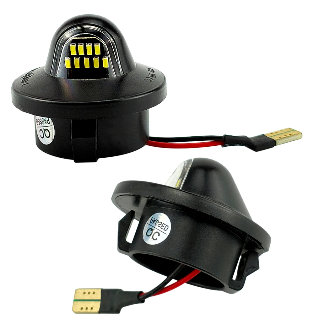 

2x LED License Plate Lights Auto Number Plate Lamp Car Light Assembly Red White For Ford Ranger Explorer F-150 F-250 F-350 F150