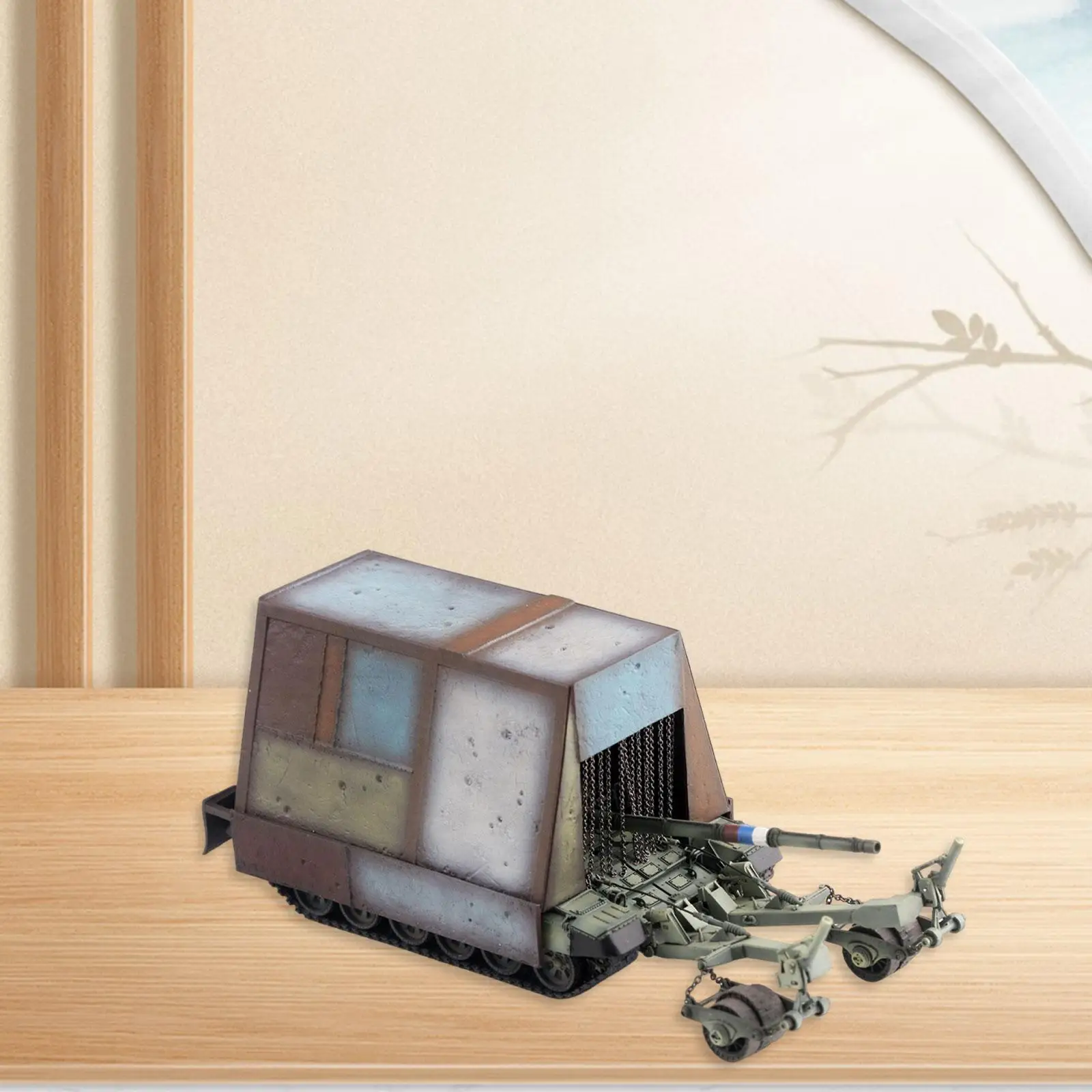 

Прочная модель танка, игрушка в масштабе 1:72, реалистичная миниатюрная модель танка, сувенир для декора рабочего стола, коллекция