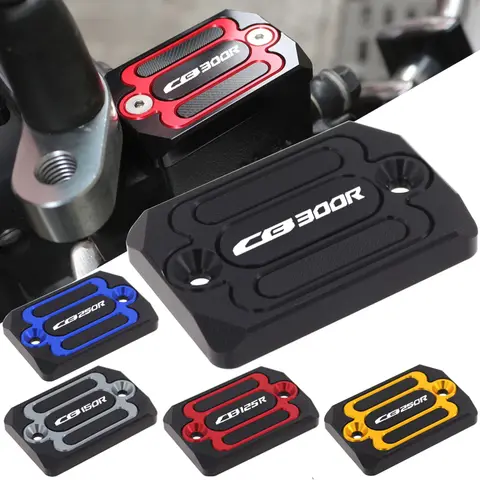알루미늄 프론트 브레이크 유체 리저버 오일 탱크 캡 커버, 혼다 CB125R CB150R CB250R CB300R 용 액세서리 CB 125R 150R 300R 250R