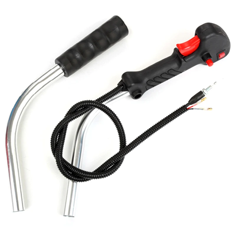 Tube Handle Throttle Trigger Cable Aluminum String Trimmer Parts Accessory Brushcutter Control Switch Garden Supplies