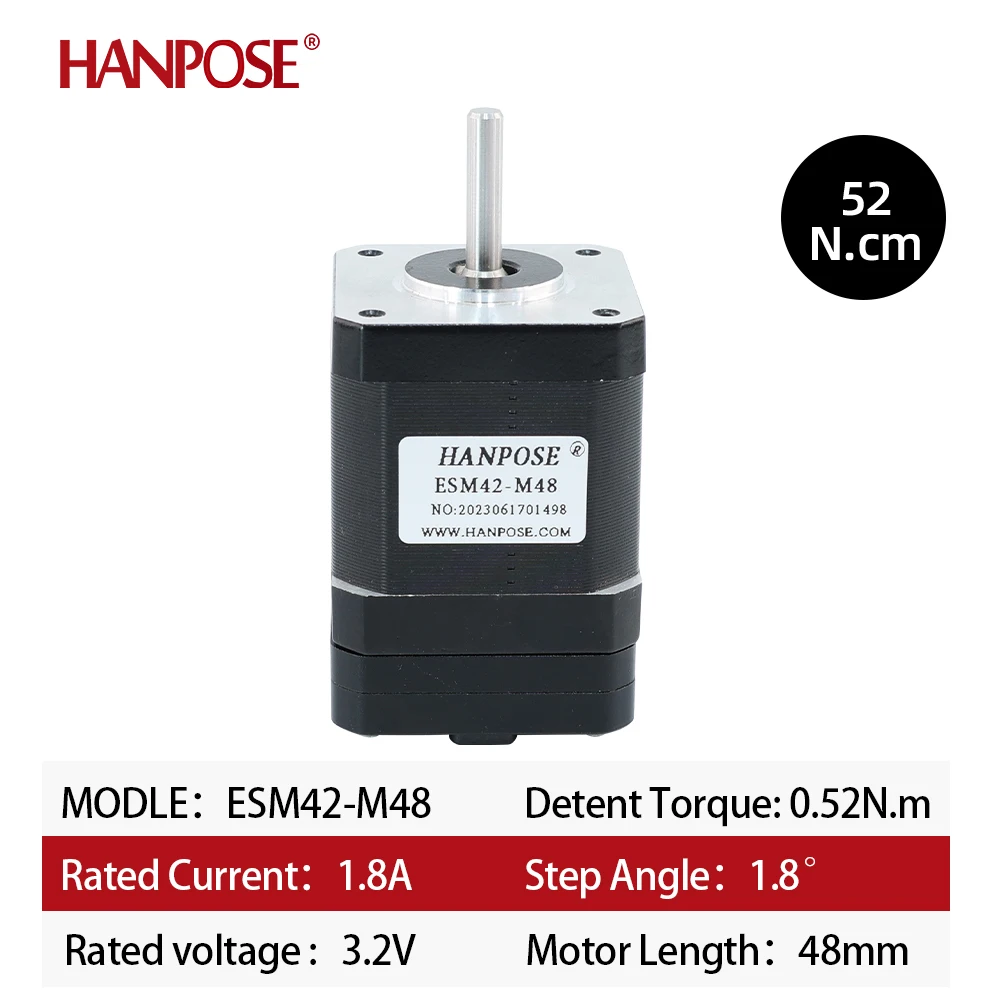 Closed loop integrated Motor ESM42-M48 1.8A 52N.CM for 3D printer 485 communication protocol stepper motor