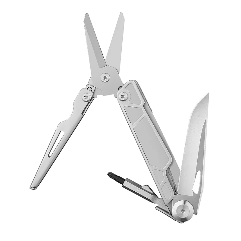 Outdoor Portable Multitool Camping Survival with Scissors Screwdrivers Knife Unique Gifts for Men Dad Husband