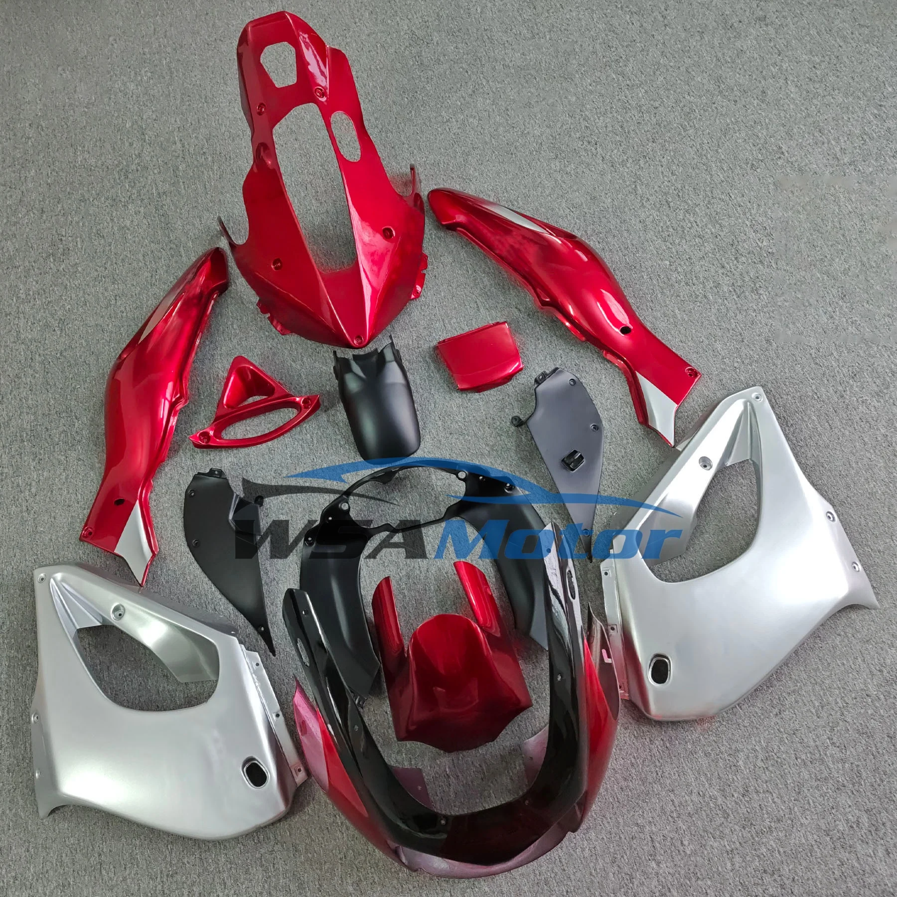 Bodywork Thunderace 1996 - 2007 Red White Bodywork For YAMAHA YZF1000R 97 98 99 04 05 06 Fairings Kit YZF 1000R 00 01 07