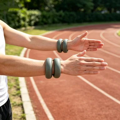 High Quality Ankle and Wrist Weight Weighted Bangles for Yoga, Pilates, Running & Walking, Arm & Leg Weights