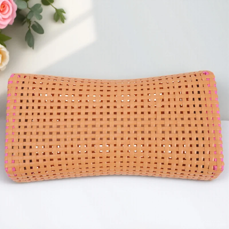

Breathable Simulated Bamboo Pillow Handcrafted Ergonomic Design for Cervical Support Ideal Summer Pillow for Elderly Sleeping
