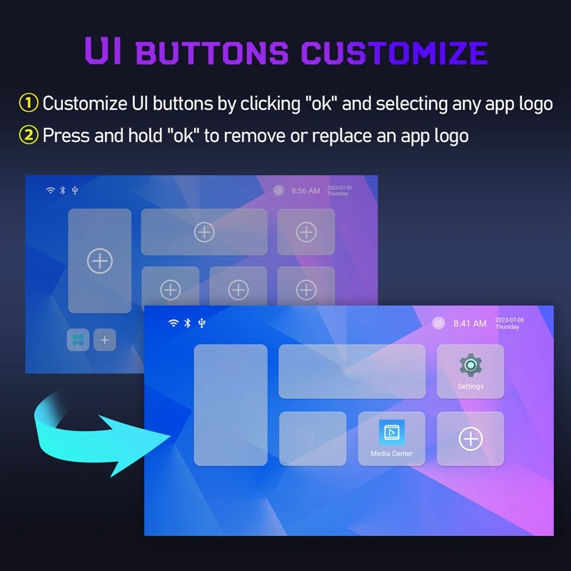 Caixa Set Top Smart TV, Media Player, Android 13, 4K, BT 4,0, H96 MAX M1, Rockchip 3528, 4GB + 32GB