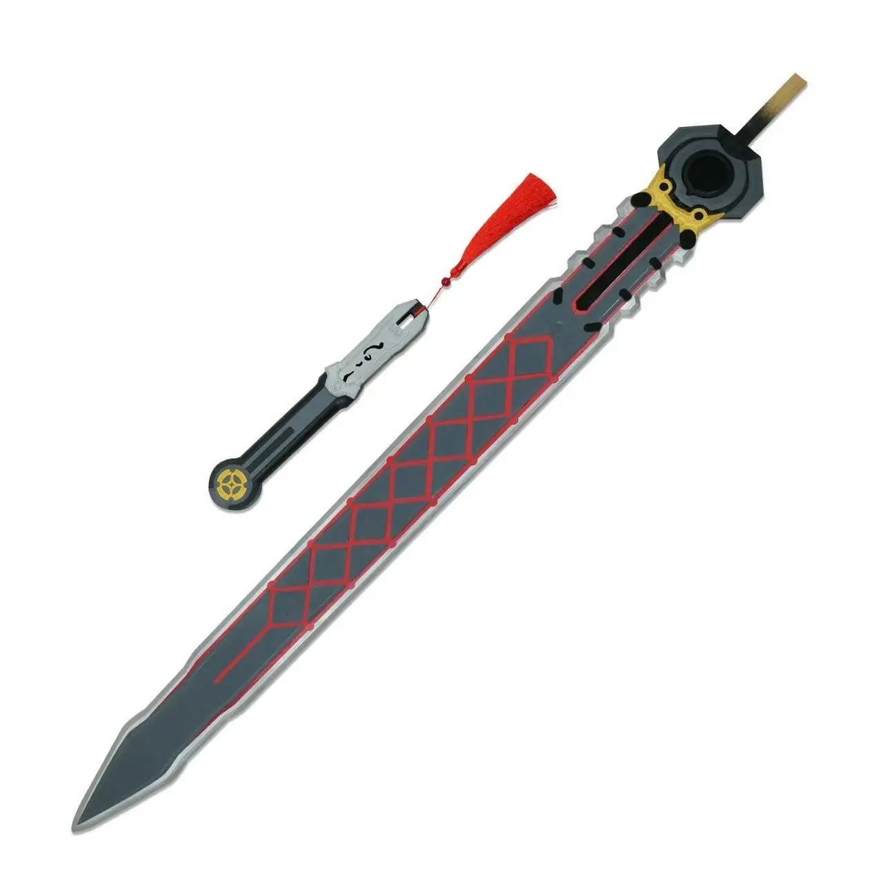 Yeshunguang Schwert Waffen Spiel Zenless Zone Zero Cosplay Requisiten Modell Halloween Weihnachten Phantasie Party Kostüm Zubehör