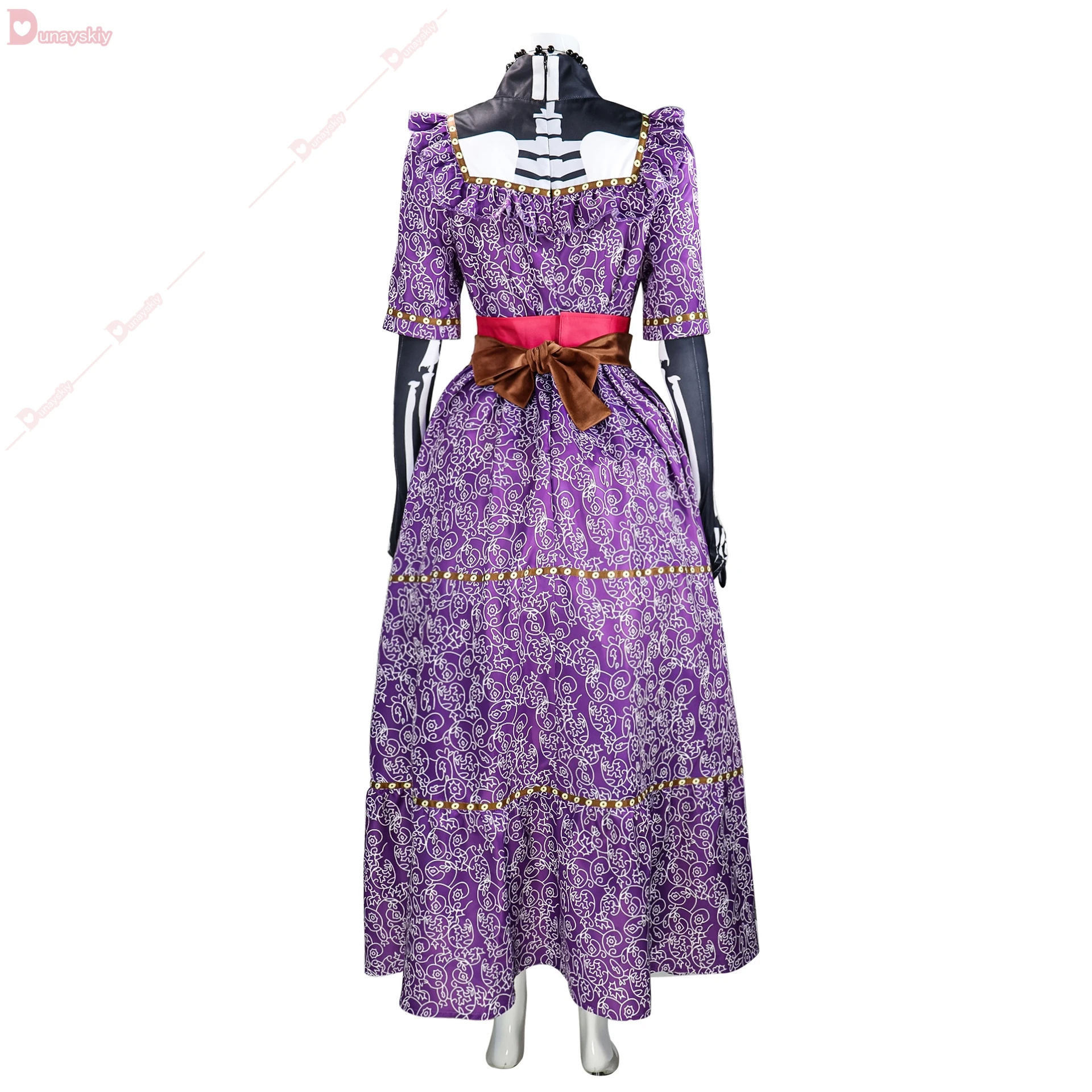 Film CoCo Mama Imelda Cosplay Kostüm Mädchen Musik Dreaming Around Halloween Familienfeier Ausgefallenes lila Kleid für Frauen