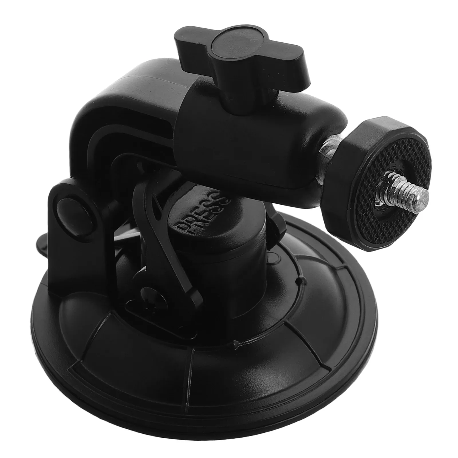 Car Action Camera Suction Cup Mount Large Diameter Strong Hold Adjustable Angle Portable Universal Holder Stand