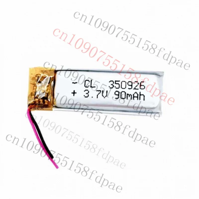 

Премиум 1/5/10 шт. 3,7 В 350926 90 мАч Lipo Li Полимерная аккумуляторная батарея для часов MP3
