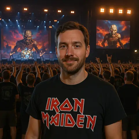 Iron Maiden 6 Icon HALLOWWED Premium Tshirt Iron Halowed Icon Maiden Heavy Metal Band T-shirt Metal T-shirt Oversize Megadeth