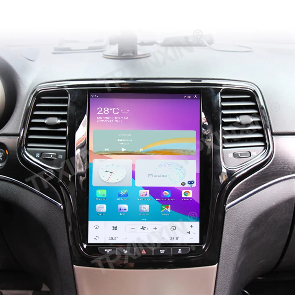 

10.4" Auto Android 13 Multimedia Player Stereo For Jeep Grand Cherokee 2014-2018 Carplay Car Radio GPS Navigation Head Unit DSP
