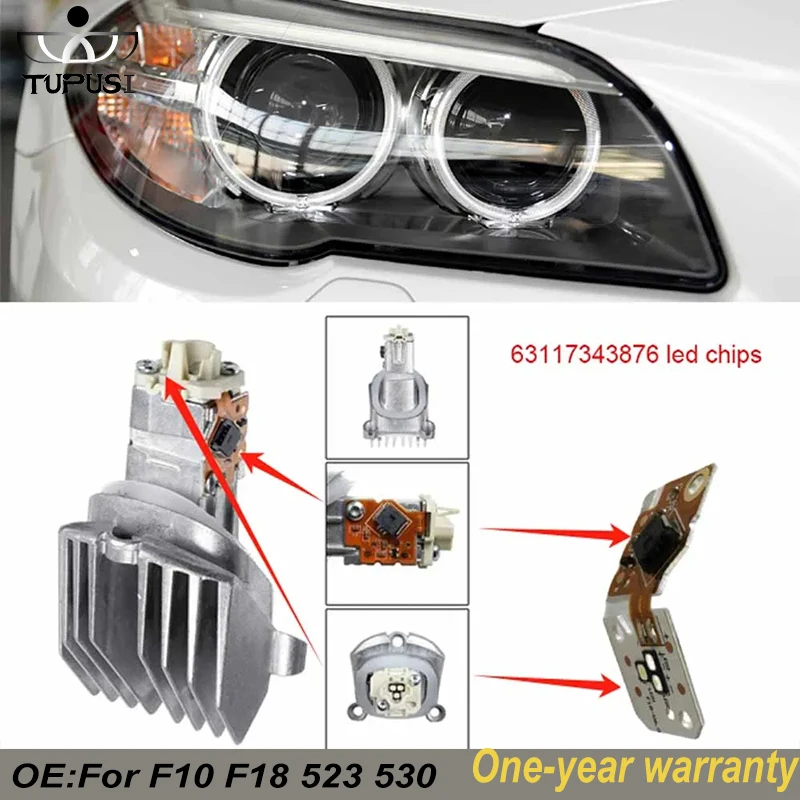 

Белый свет DRL чип балластный чип печатная плата источника света чип для BMW 5 серии F10 F11 F18 LCI 2014-2017 63117343876