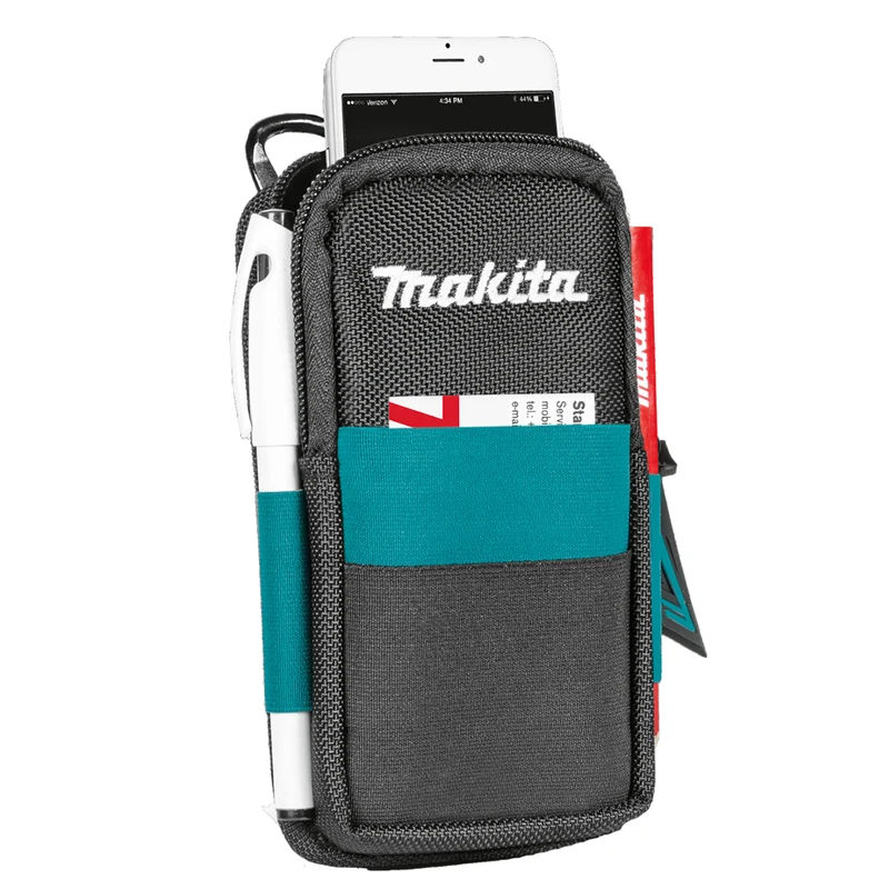 Makita E-15556 Ultimate Smartphone Holder Universal Type Portable Mini Zip Storage Package Key Hook Loop Tool Bag